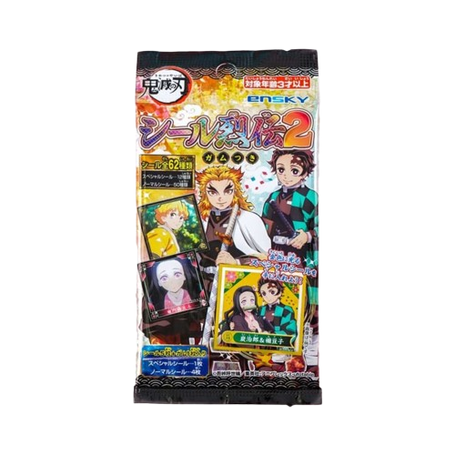 Chewing-gum et sticker Demon Slayer