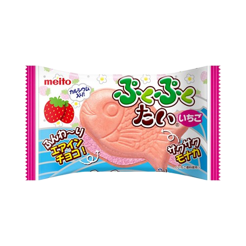 Gaufrette Fish Cake Fraise Meito